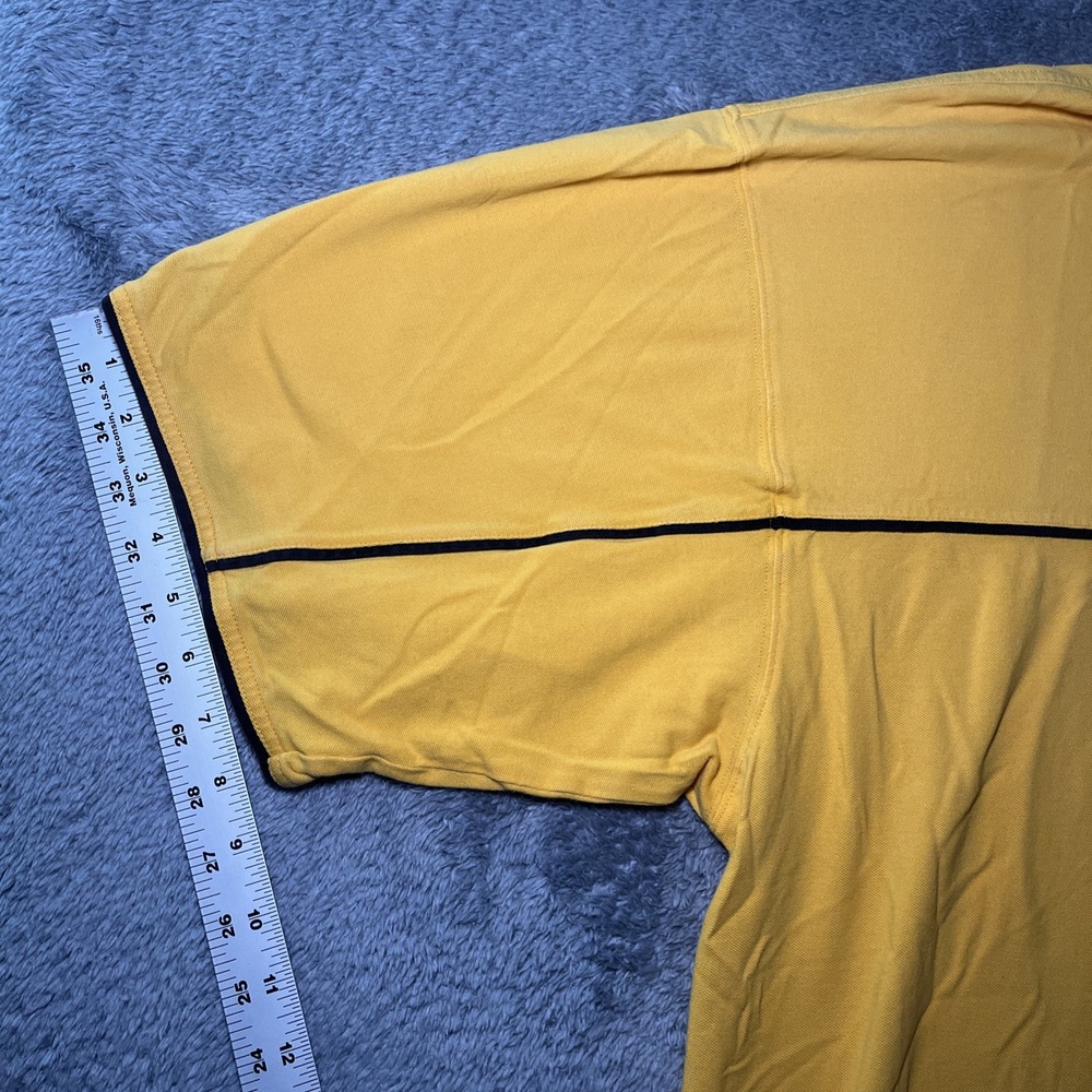 Cutter & Buck Men's VTG SZ XXL Short Sleeve Yellow Polo Iowa Basketball Logo - Picture 7 of 16